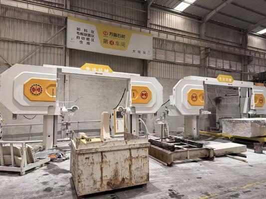 Max İşleme Boyutu 2500*3000*1500mm ve Yüksek Hassasiyetli Redüktör ve Servo Motoru ile Dört Eksenli CNC Elmas Tel Testere Makinesi