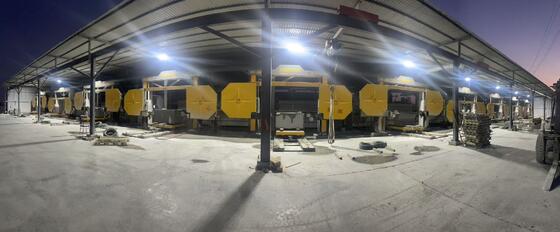 2500*3000*1500mm Taş Kesimi için 11KW İş Mili ve Yüksek Hassasiyetli Redüktör & Servo Motorlu CNC Elmas Tel Kesme Makinesi