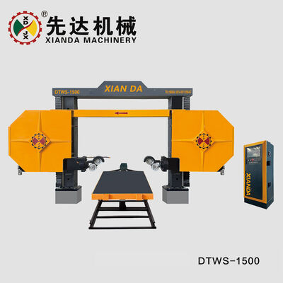 XIANDA DTWS-1500 DTWS-2000 Granit Mermer Özel Şekil İçin 4 Eksenli CNC Elmas Tel Testere Makinesi Mezar Taşı Profilleme Kesme Makinesi