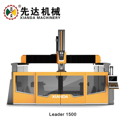 Lider 1500 1500CM 5 Eksenli CNC Taş İşleme Merkezi Granit Mermer Kuvars Kesme Döşeme Ekipmanı Masaüstü Roma Sütunu