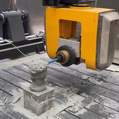 Lider 1500 1500CM 5 Eksenli CNC Taş İşleme Merkezi Granit Mermer Kuvars Kesme Döşeme Ekipmanı Masaüstü Roma Sütunu