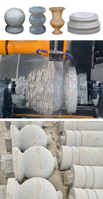 Mermer Granit için Yuvarlak Top Profilleme Makinesi