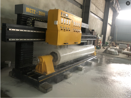 Mermer Granit İşleme İçin Çok Kafalı Katı Sütun Cila Makinesi