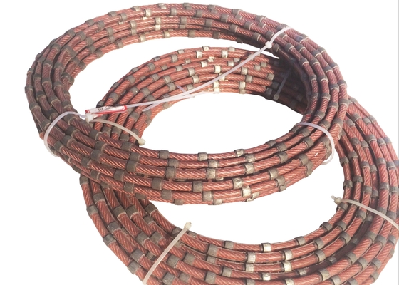 Kesme Taşı 8.8mm Elmas Tel Kesme Halatı Mermer Profilleme 20-30m/s