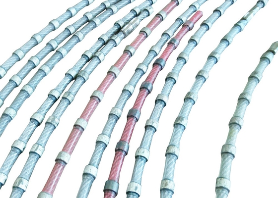 Kesme Taşı 8.8mm Elmas Tel Kesme Halatı Mermer Profilleme 20-30m/s