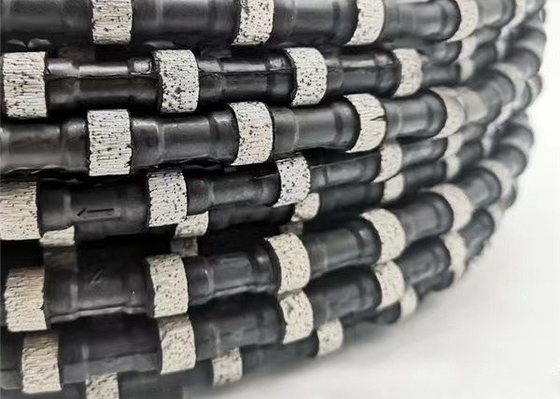 Mermer Taş Ocağı Araçları Elmas Tel Testere Halatı Taş Kesmek için 11.5mm