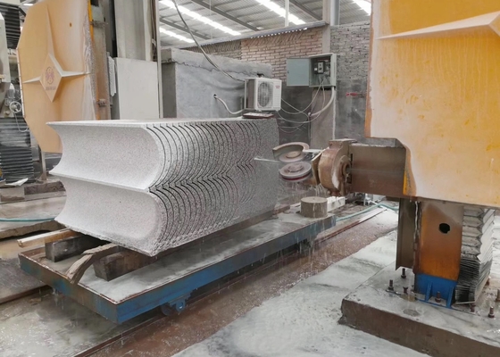 Sütun Granit Mermer Profil CNC Taş Oyma Makinesi Elmas Tel Testere
