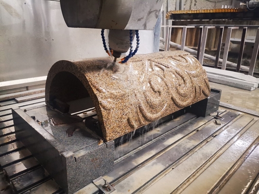 4 Eksen Plazma Kesme Makinesi CNC Taş Oyma Makinesi 7.5kw