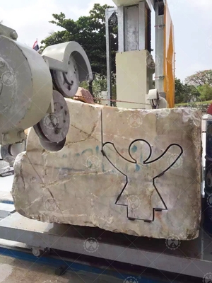 Mermer Granit için CNC Taş Kesme Makinesi Elmas Tel Testere Makinesi