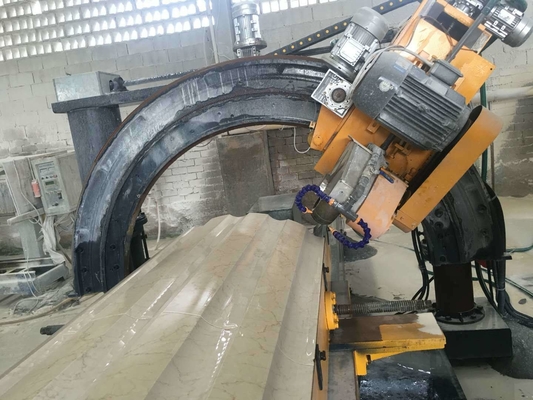 Otomatik Roma Sütun Yuvası Taş Kesme İşleme Makinesi 7.5kw