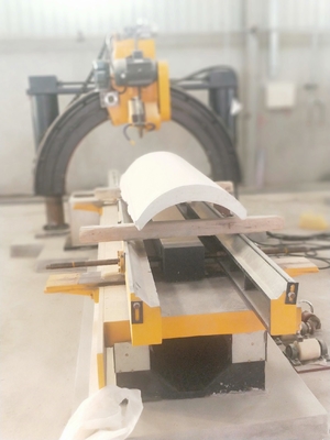 Otomatik Roma Sütun Yuvası Taş Kesme İşleme Makinesi 7.5kw