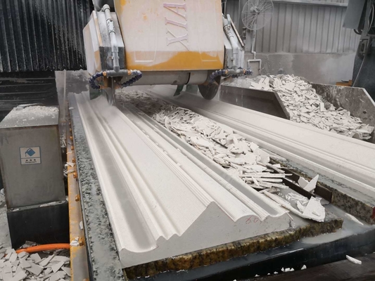 Kare Korkuluk için Eğri Doğrusal Taş Profil Kesme Makinesi 15kw