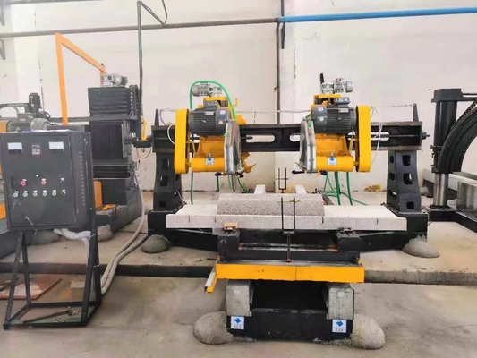 Sütun Döşeme 1500mm için Otomatik Dört Dilim Taş Kenar Kesme Makinesi