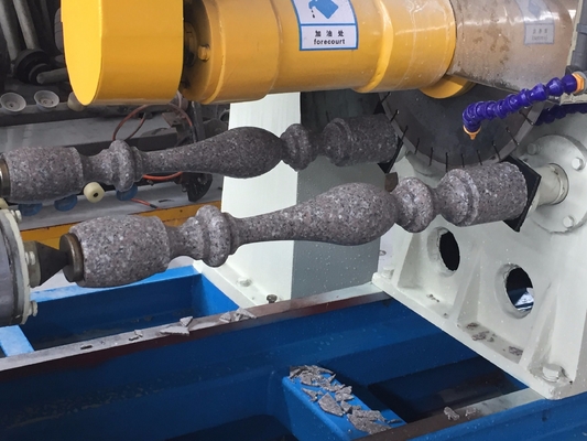 Taş Torna Makinesi PLC Tek Sütunlu Taş Kesme Makinesi Korkuluk İçin Profil Oluşturma