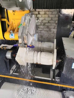 İki ADET 380V Tek Sütunlu Taş Kesme Makinesi 16kw Korkuluk