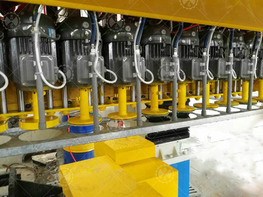 Mermer Granit Ark Döşeme için 1300mm Taş Parlatma Makinesi