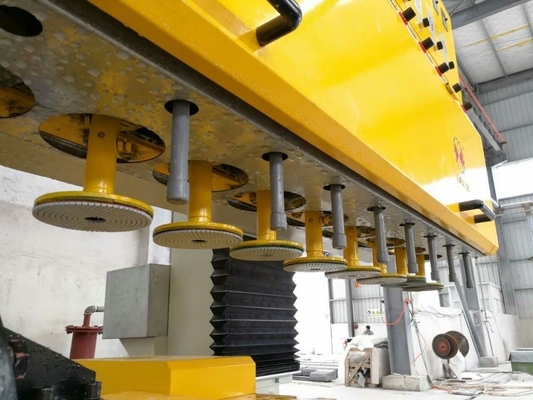 İçi Boş Kolon İşleme İçin PLC Dairesel Taş Döşeme Parlatma Makinesi
