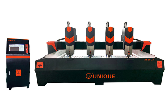 Granit 3 Eksen Oyma Kesme Makinesi CNC Router Taş Oyma Makinesi