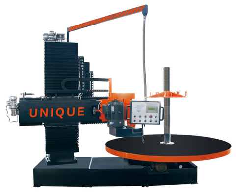 Taş Granit Blok Kesme Makinesi CNC Sütun Kapağı Taban Profilleme Makinesi