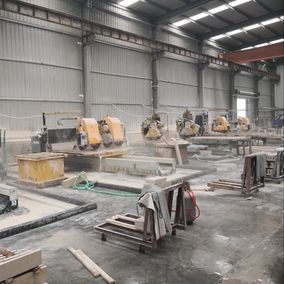 PLC CNC Portal Tipi Lineer Taş Profil Kesme Makinesi İki Bıçaklı