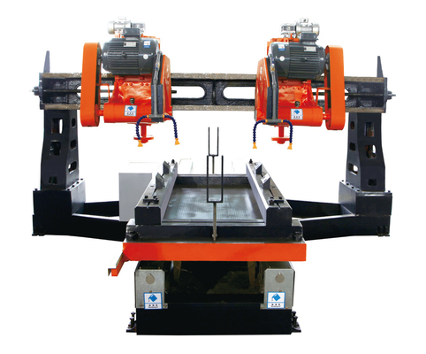 Sütun Döşeme 1500mm için Otomatik Dört Dilim Taş Kenar Kesme Makinesi